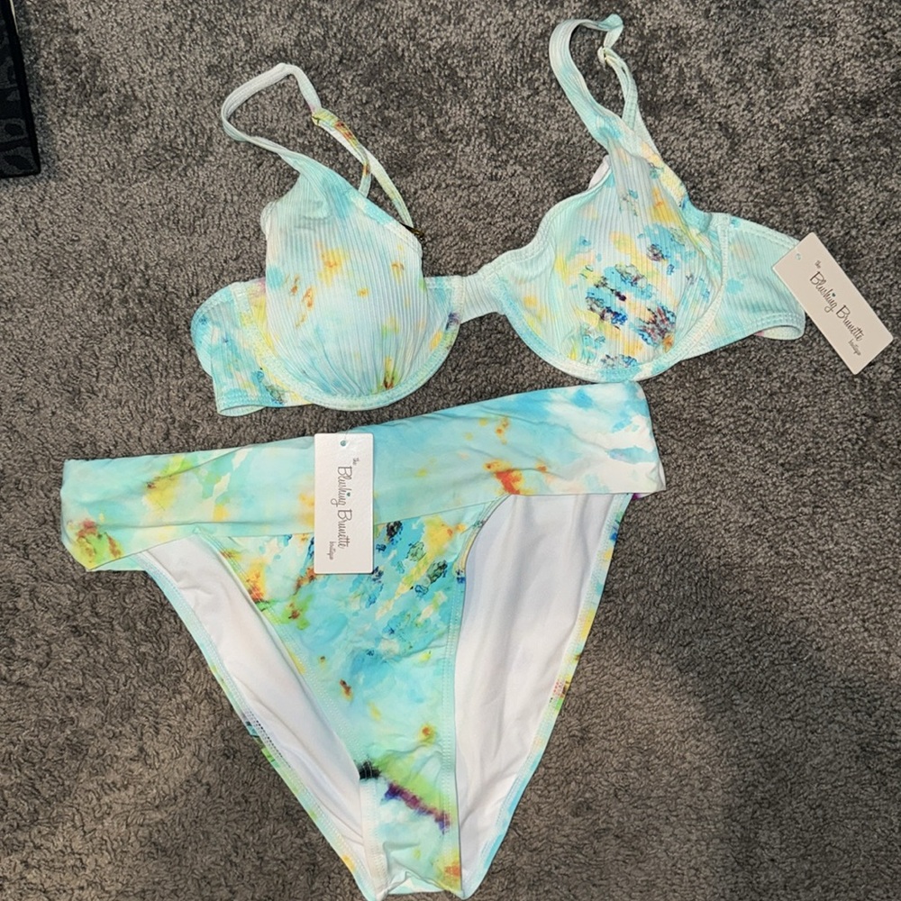 NWT tye dye bikini Blushing Brunette